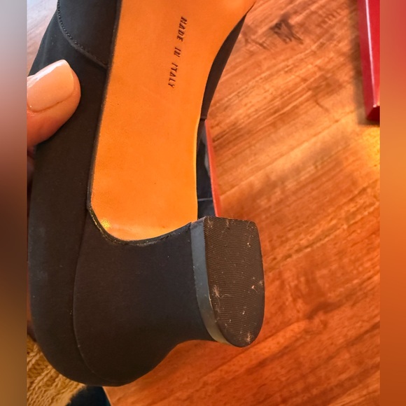 Salvatore Ferragamo Black Lacing Heeled Shoes - Picture 10 of 10